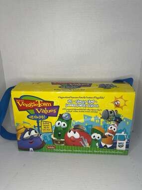 Big Idea VeggieTales VeggieTown Values on the Job! VBS Curriculum Kit VHS 2000